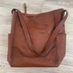 Frye Leather Side Pocket Hobo
